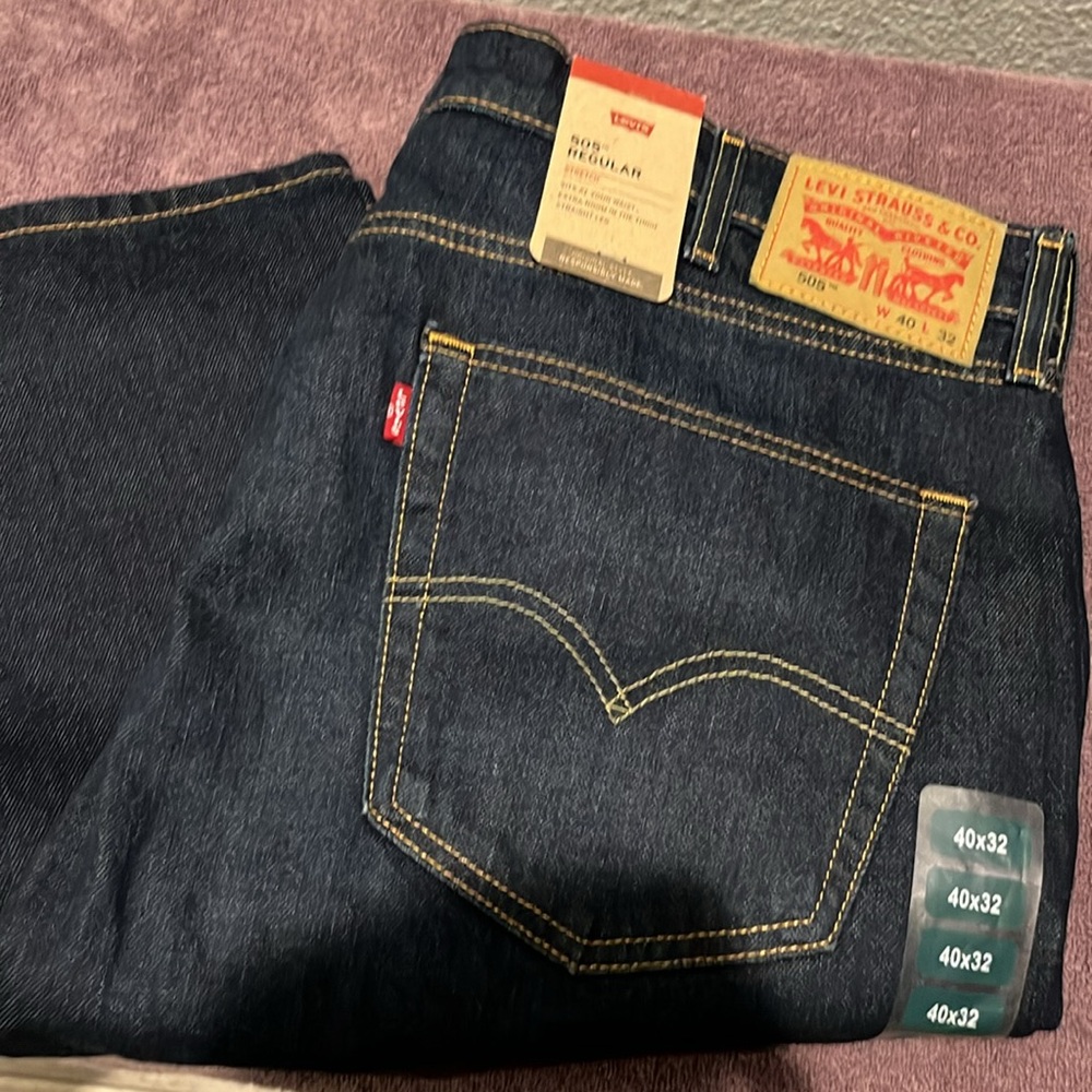 Mens Levi Strauss 505 regular size 40 great deal - Picture 10 of 11
